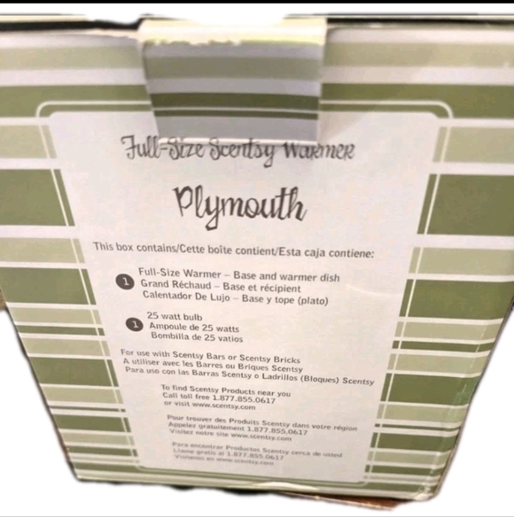 Scentsy Plymouth Full-Size Ceramic Wax Warmer Rustic Pottery Style Retired - Picture 7 of 8